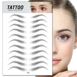 4D Waterproof Fake Eyebrow Tattoo Sticker - Relax with Beauty