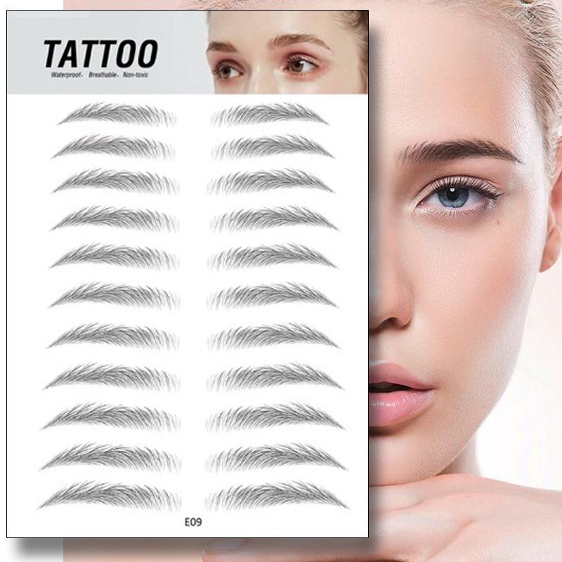 4D Waterproof Fake Eyebrow Tattoo Sticker - Relax with Beauty