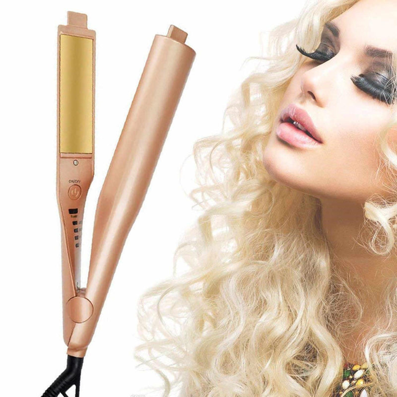 2-in-1 Hair Straightener Spiral Wave Curler - Relax with Beauty