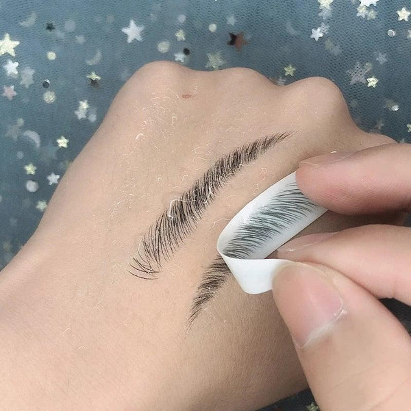 4D Waterproof Fake Eyebrow Tattoo Sticker - Relax with Beauty