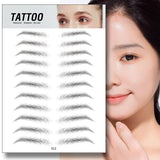 4D Waterproof Fake Eyebrow Tattoo Sticker - Relax with Beauty