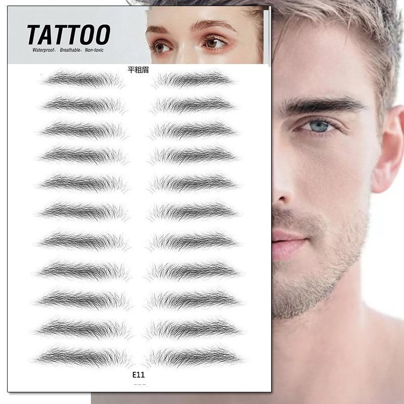 4D Waterproof Fake Eyebrow Tattoo Sticker - Relax with Beauty