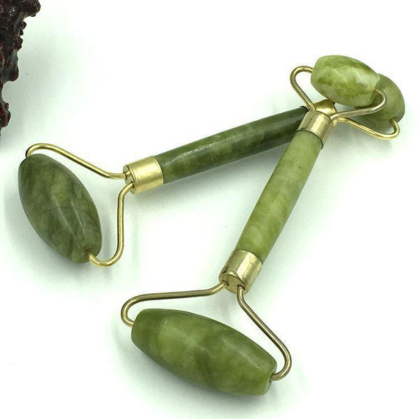 Double Head Jade Facial Massage Roller - Relax with Beauty