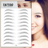 4D Waterproof Fake Eyebrow Tattoo Sticker - Relax with Beauty