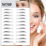 4D Waterproof Fake Eyebrow Tattoo Sticker - Relax with Beauty